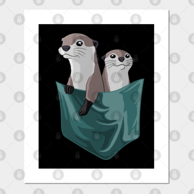 Otter in pocket - otter costume sea otter - Otter Gift - Posters and Art Prints | TeePublic Otter in pocket - otter costume sea otter - Otter Gift - Posters and Art Prints | TeePublic
