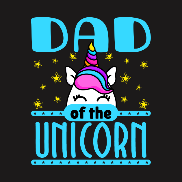 unicorn birthday dad shirt
