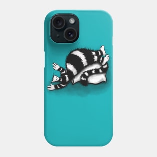 Weird Cat Sleeping On Fat Pillow Phone Case