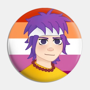 Toritsuka Lesbian Pride Pin