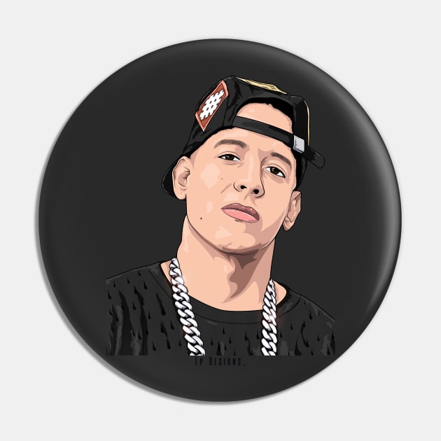 Daddy Yankee Pin by LpDesigns_
