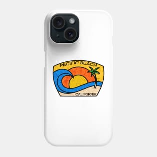 Surf Pacific Beach California San Diego Surfing Phone Case