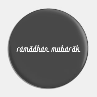 RAMADHAN MUBARAK Pin