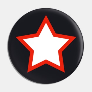 Star - White version Pin