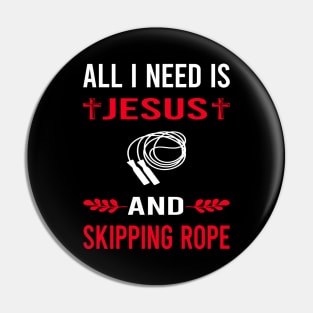 I Need Jesus And Skipping rope Pin