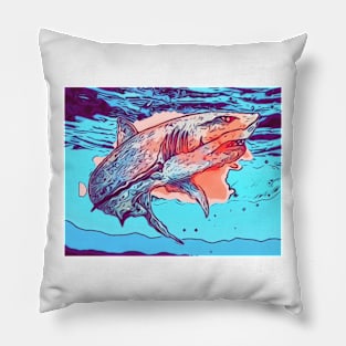 Bloody fish Pillow