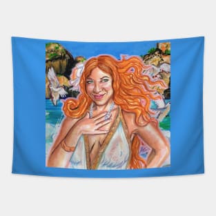 Aphrodite in Cyprus from "Aphrodite Love Myths" Tapestry