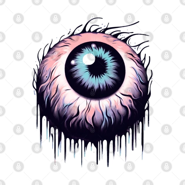 Pastel goth eyeball by Evgmerk