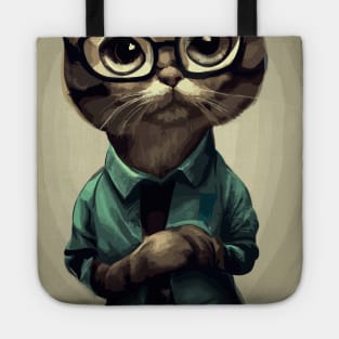 Nerd Cat Tote