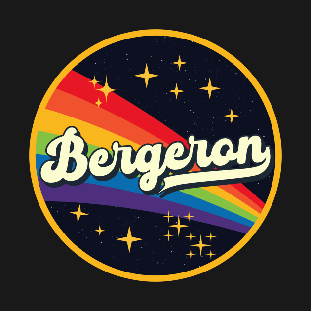 Bergeron // Rainbow In Space Vintage Style by LMW Art