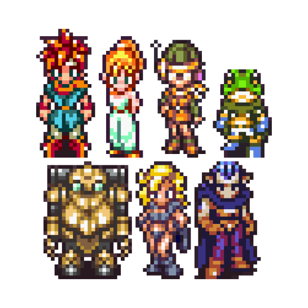 Chrono Trigger Party Sprite by SpriteGuy95