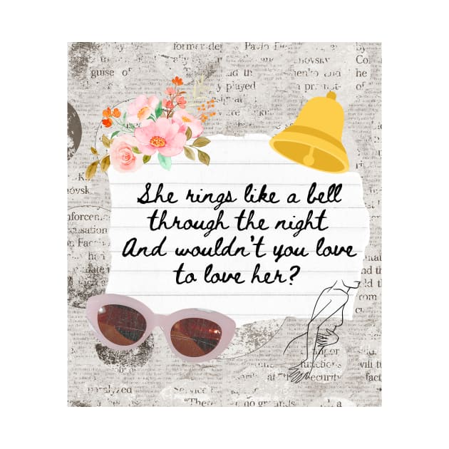 Rhiannon Song Lyric Print by madiwestdal