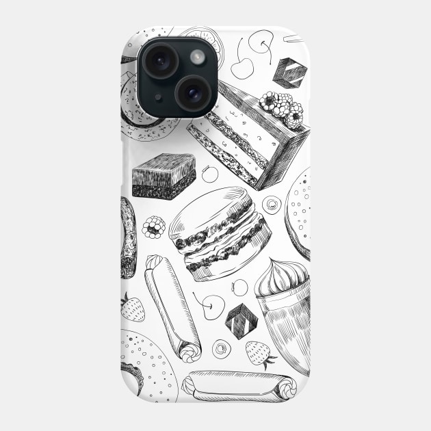 Delicious pattern Phone Case by katerinamk