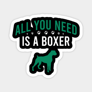 All you need is a boxer Magnet