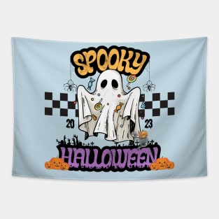 Cute Ghost Spooky Halloween Tapestry