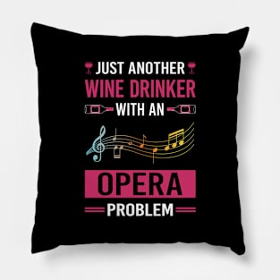 Wine Drinker Opera Pillow