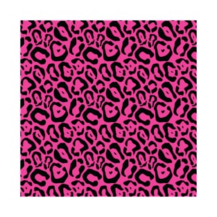 Hot pink leopard print T-Shirt