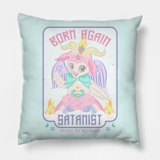 Born Again Satanist Pillow