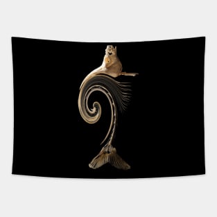 Curved Fish Tapestry