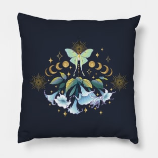 Beautiful & Dangerous Datura Pillow