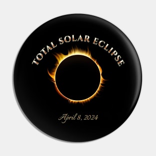 Total Solar Eclipse April 8, 2024 Pin