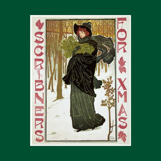 Scribner's For Xmas by Louis John Rhead by MasterpieceCafe