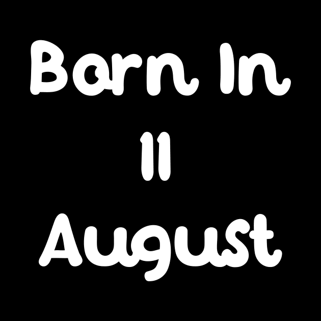 Born In 11 August by Fandie