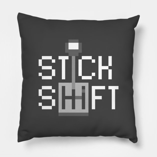 Stick Shift v2 Pillow by Enzai