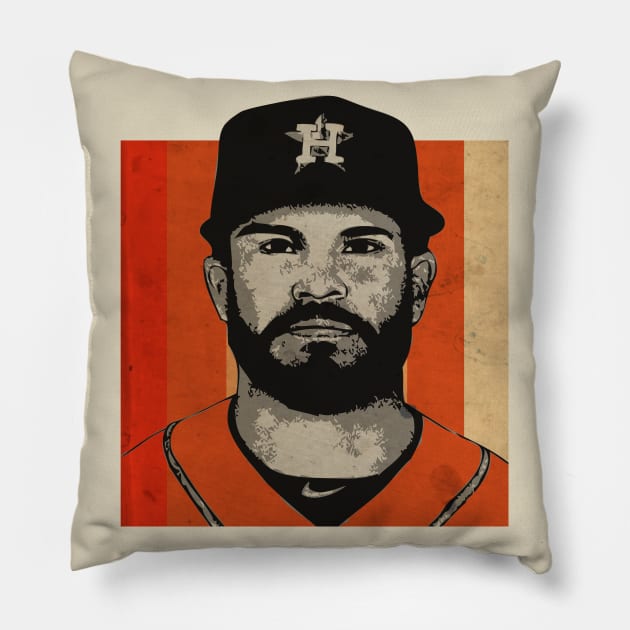 Altuve 27 Pillow by CTShirts