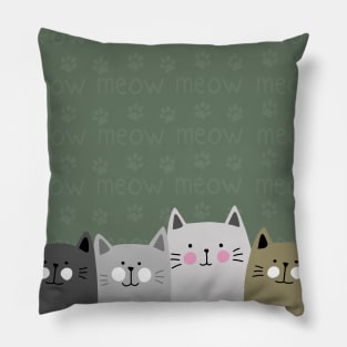 Cute Cats Pillow