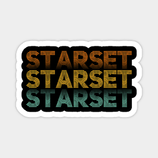 Distressed Vintage - Starset Magnet