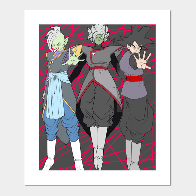 Goku Black Zamasu Fusion Dragon Ball Super Posters And Art