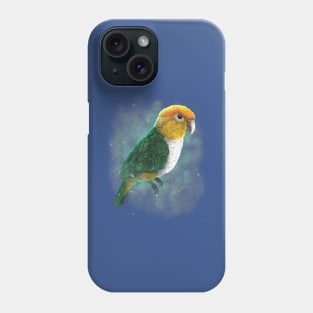 caique parrot bird cosmic galaxy celestial space astronomy Phone Case