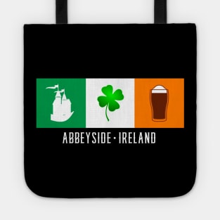 Abbeyside Ireland, Gaelic - Irish Flag Tote