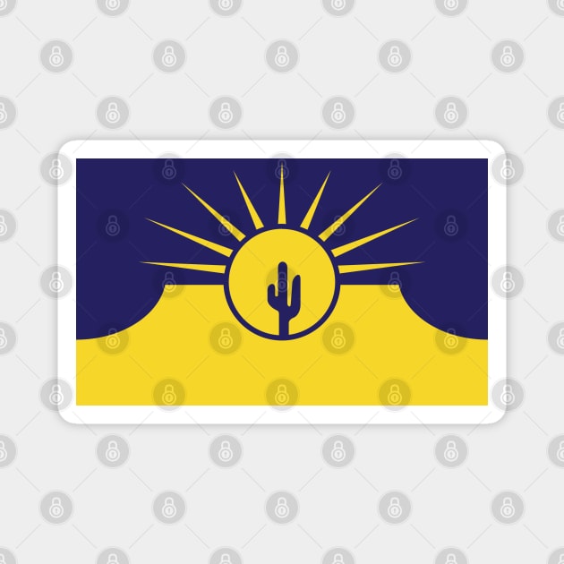 Flag of Mesa, Arizona Magnet by brigadeiro