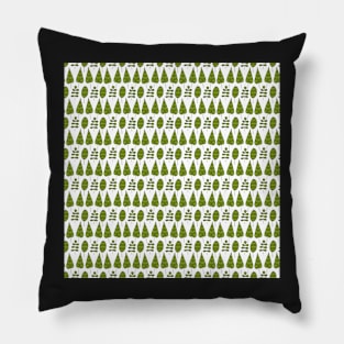 Green Leaves Pillow