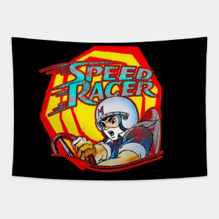 Vintage Go Speed Racer Go Go!!! 80s Tapestry