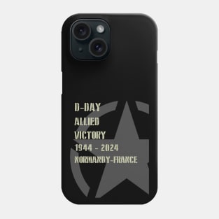 1944 D-Day 2024 80th Anniversary Normandy Phone Case