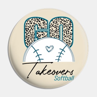 Topeka Takeovers Leopard Pin