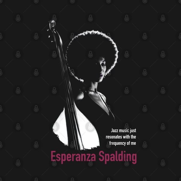 Esperanza Spalding silhouette by BAJAJU