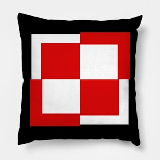 Polish Air Force Roundel - Szachownica Poland Checkerboard Pillow