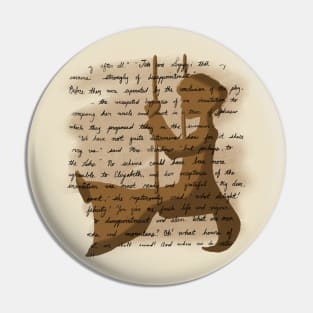 Writings of Austen Swing Version Pin