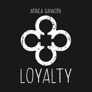 Africa Sankofa Adinkra Symbol "Loyalty" T-Shirt