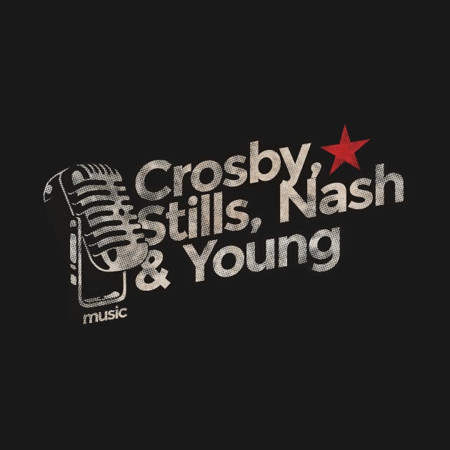 Crosby, Stills, Nash & Young Vintage by G-THE BOX