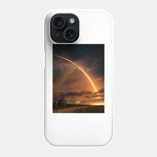 Curved Sunset Phone Case