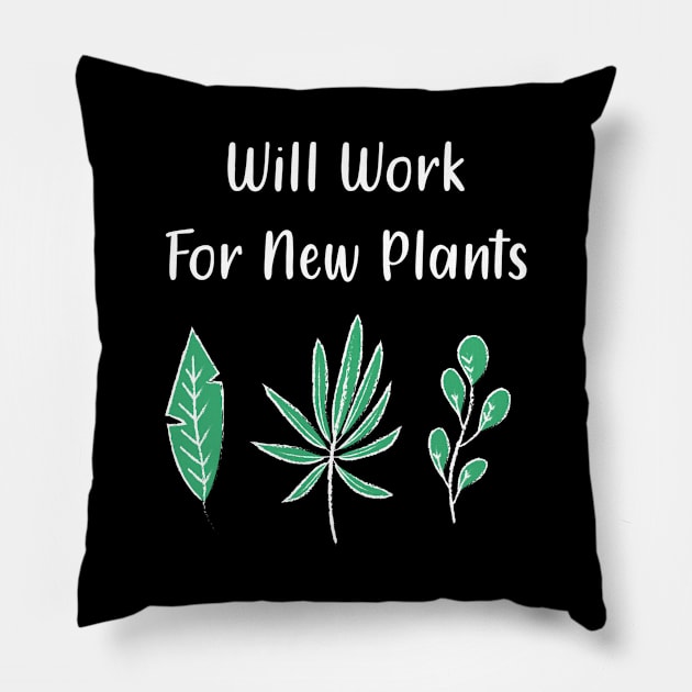 Plant Lover Gardening Pillow by TheBestHumorApparel