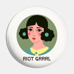 Riot Grrrl •• Original Fan Tribute Design Pin