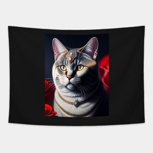 Elegant British Shorthair Tapestry