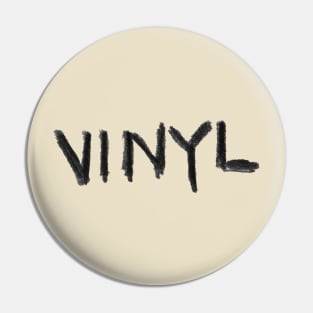 Vinyl Vibes : Black and Grey VINYL Pin