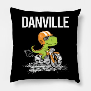 Biking Dinosaur Danville Pillow